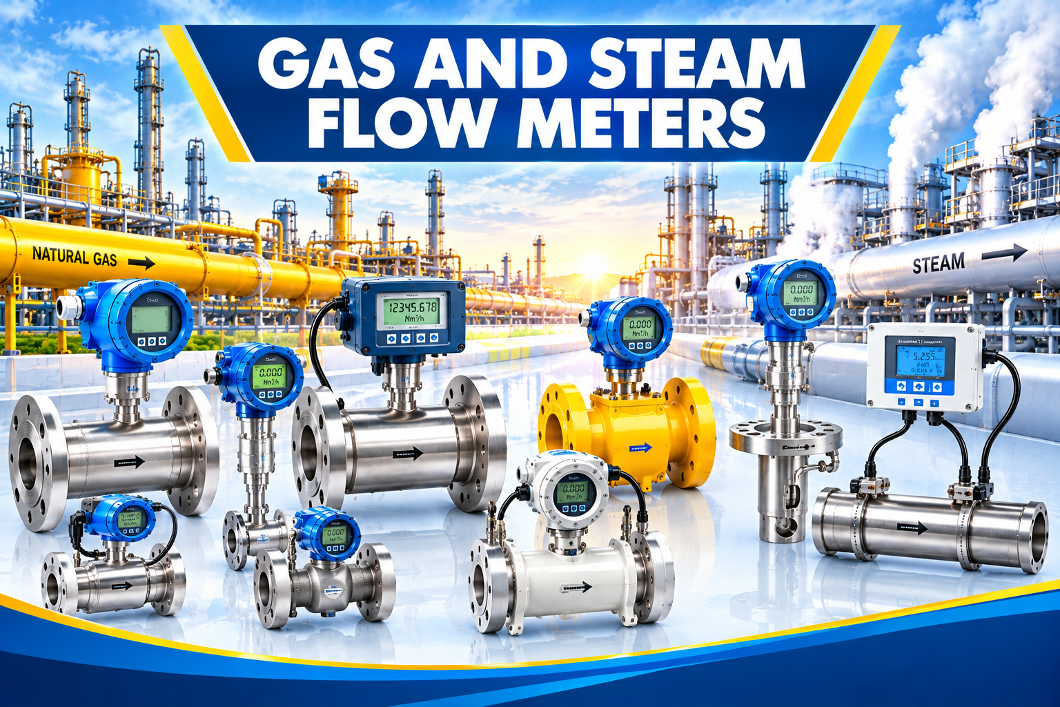 GAS AND STEAM FLOW METERS SUPPLIERS IN UAE