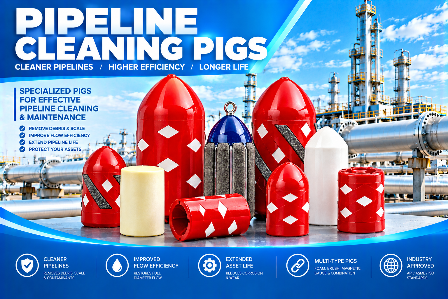 Pipeline Cleaning Pigs supplier in uae