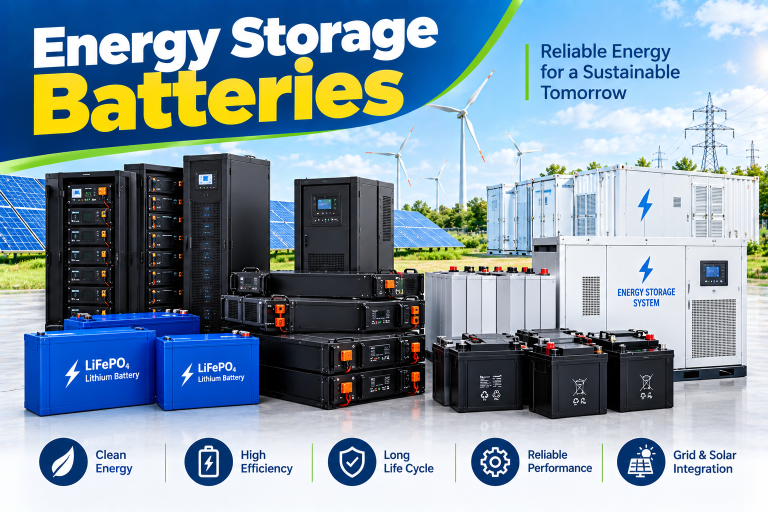 Energy Storage Batteries exporter in uae