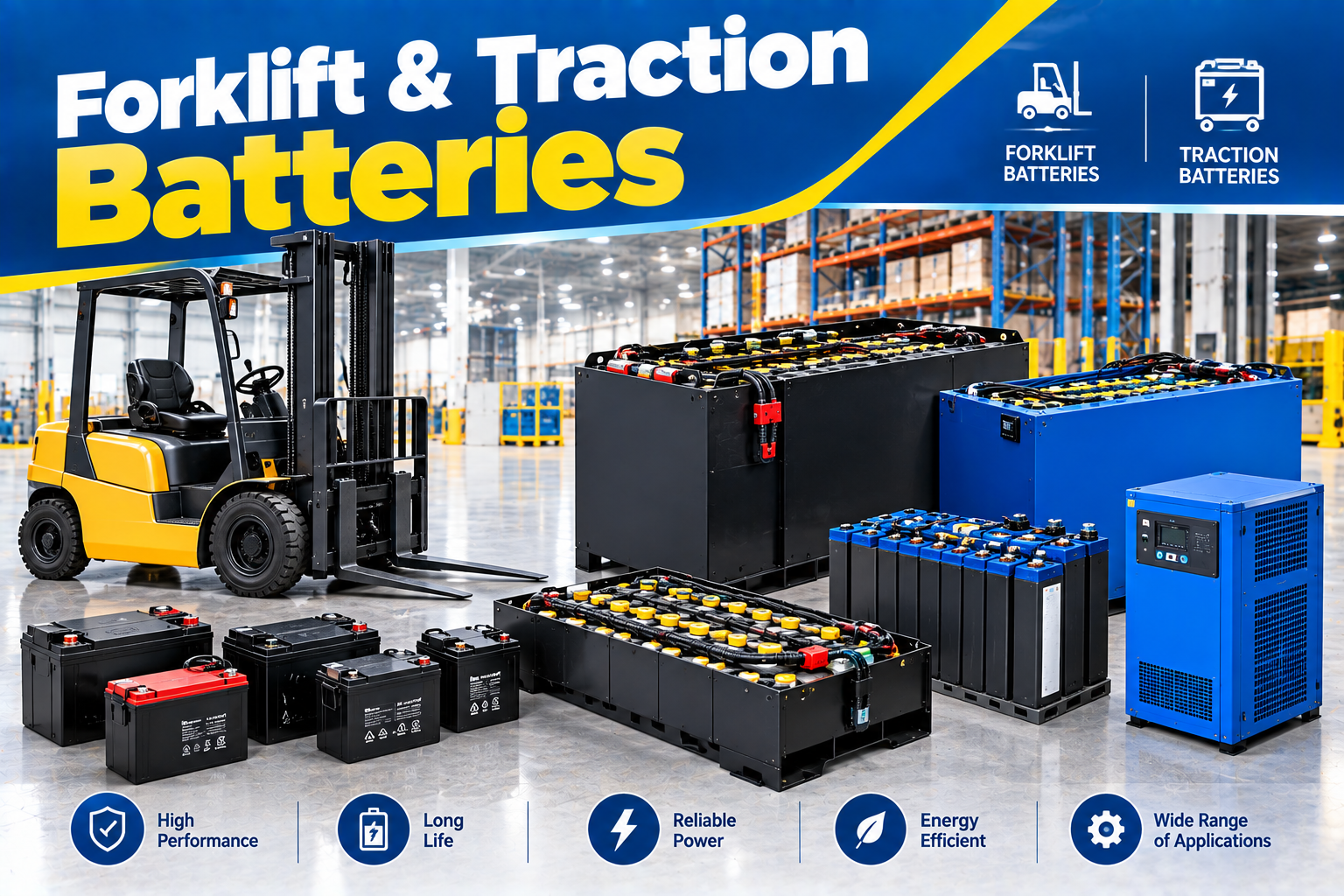 Forklift & Traction Batteries in uae