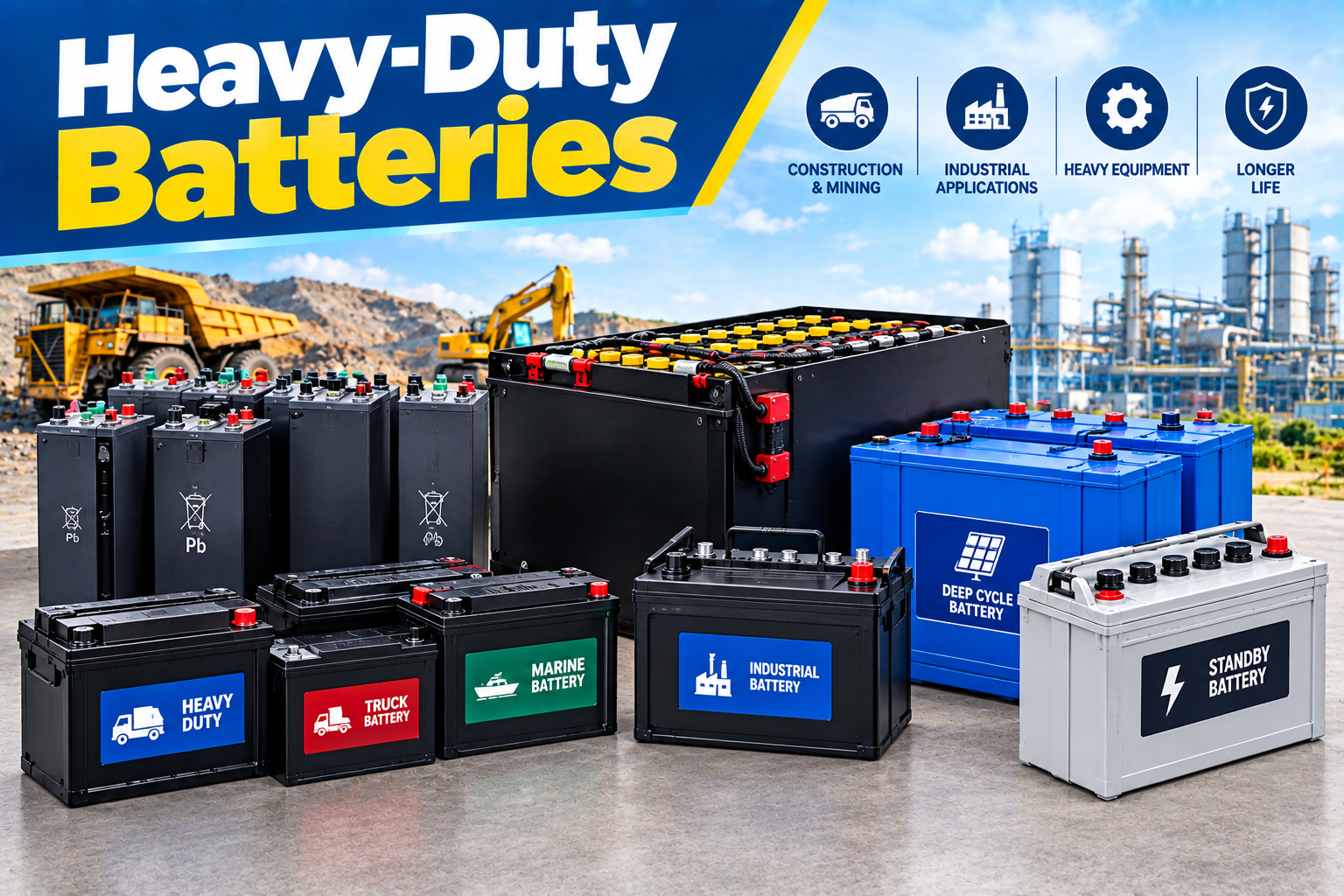 Heavy-Duty Batteries stockiest and suppliers