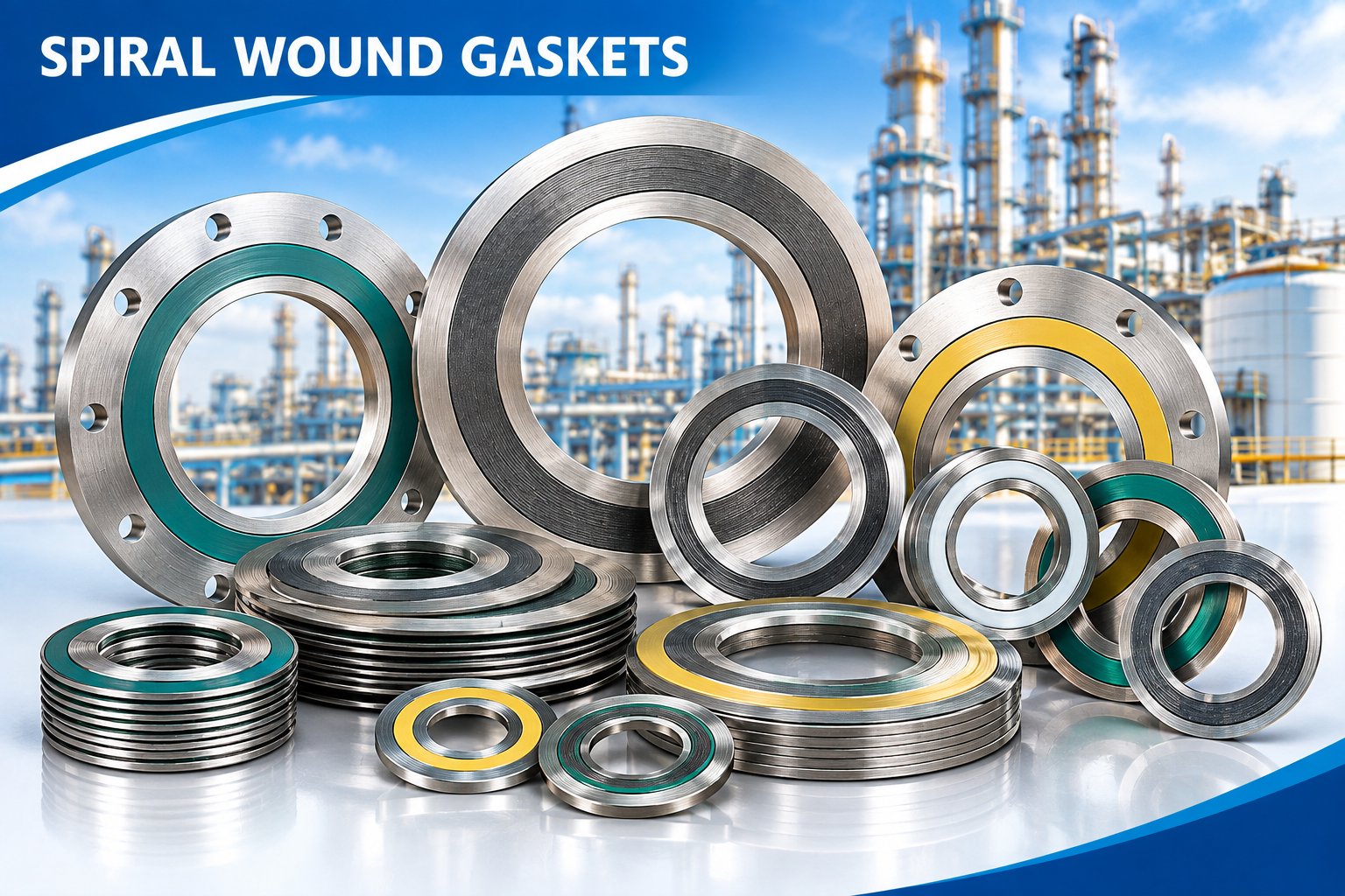 Industrial Spiral Wound Gaskets Suppliers exporter in uae