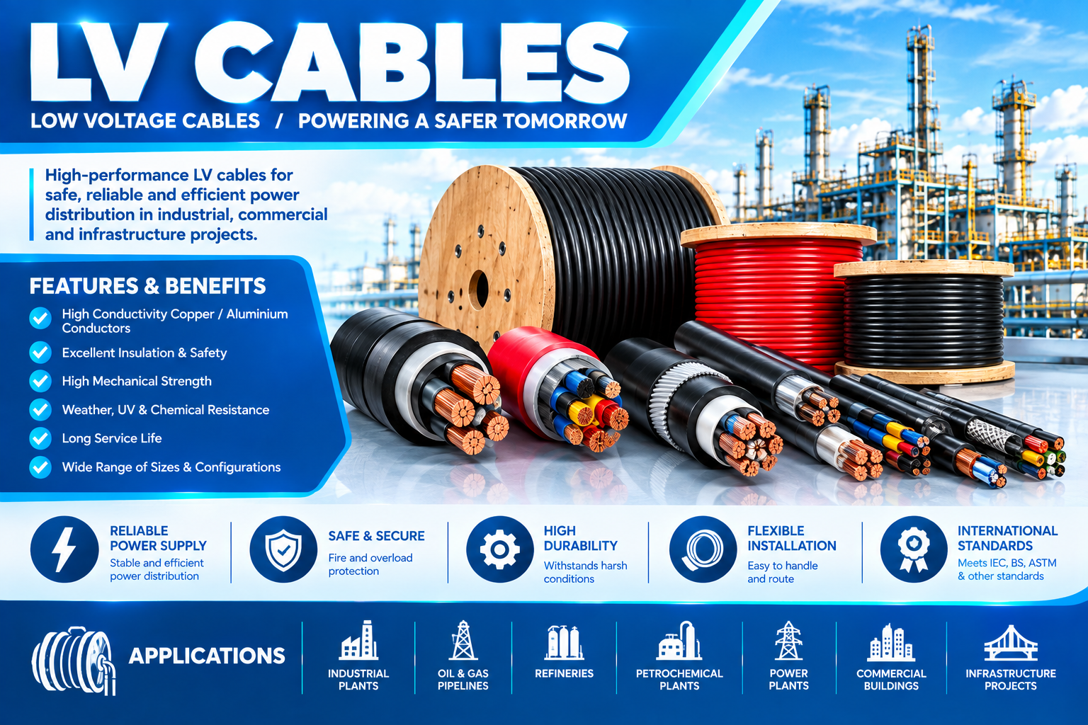 LV Cables suppliers and importer exporter in uae